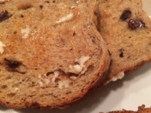Buttered Raisin Toast from Klosterman's. 