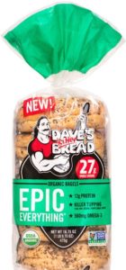 Dave's Killer Bread Epic Everything Bagels.