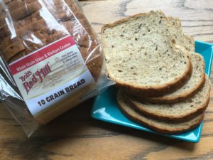 Hearty stoneground 10 grain bread.