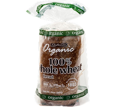 klosterman organic 100 whole wheat bread