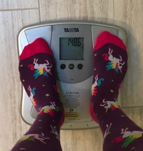 Day 77 weigh-in: 148.6