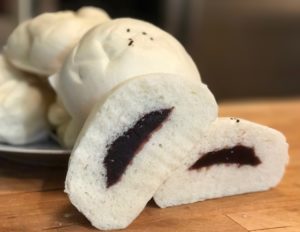 Sweet Azuki steamed buns